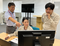 実験施設での検証の様子